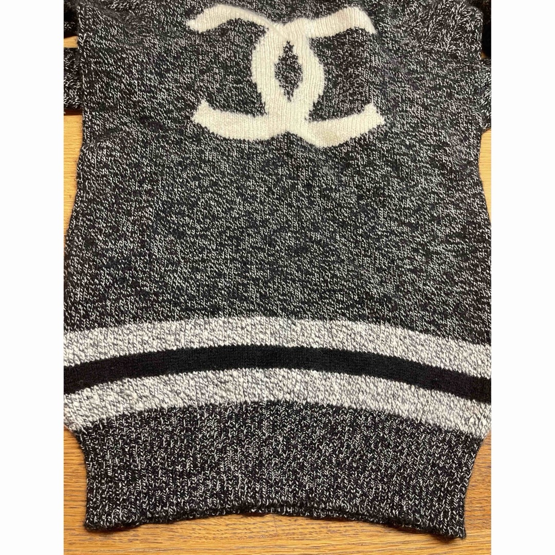 CHANEL(シャネル)のシャネル　ニット　セーター　カシミヤ　ヴィンテージ　ココマーク レディースのトップス(ニット/セーター)の商品写真