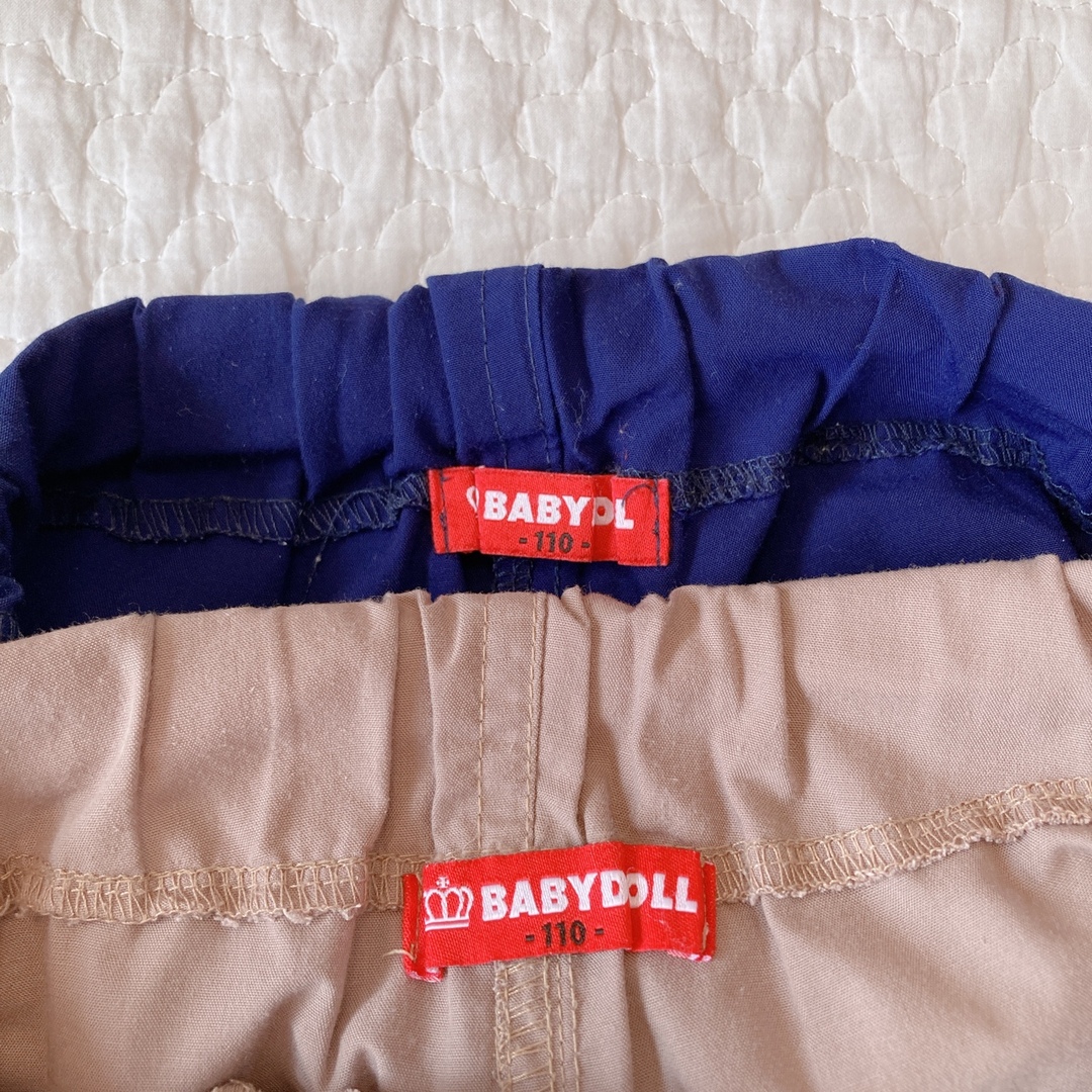 BABYDOLL(ベビードール)のBABYDOLLハーフパンツセット110 キッズ/ベビー/マタニティのキッズ服男の子用(90cm~)(パンツ/スパッツ)の商品写真