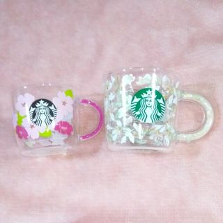 スターバックス(Starbucks)のスタバ さくら 耐熱グラスマグ(グラス/カップ)