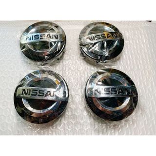 新品未使用 日産　ホイールセンターキャップ  直径60MM 4個セット　ブラック