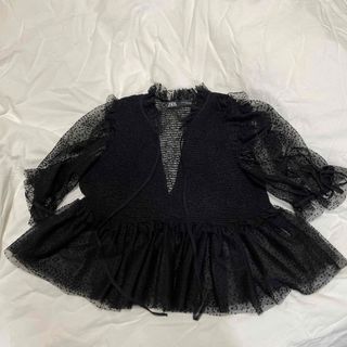 ザラ(ZARA)のZARA ドットブラウス(その他)