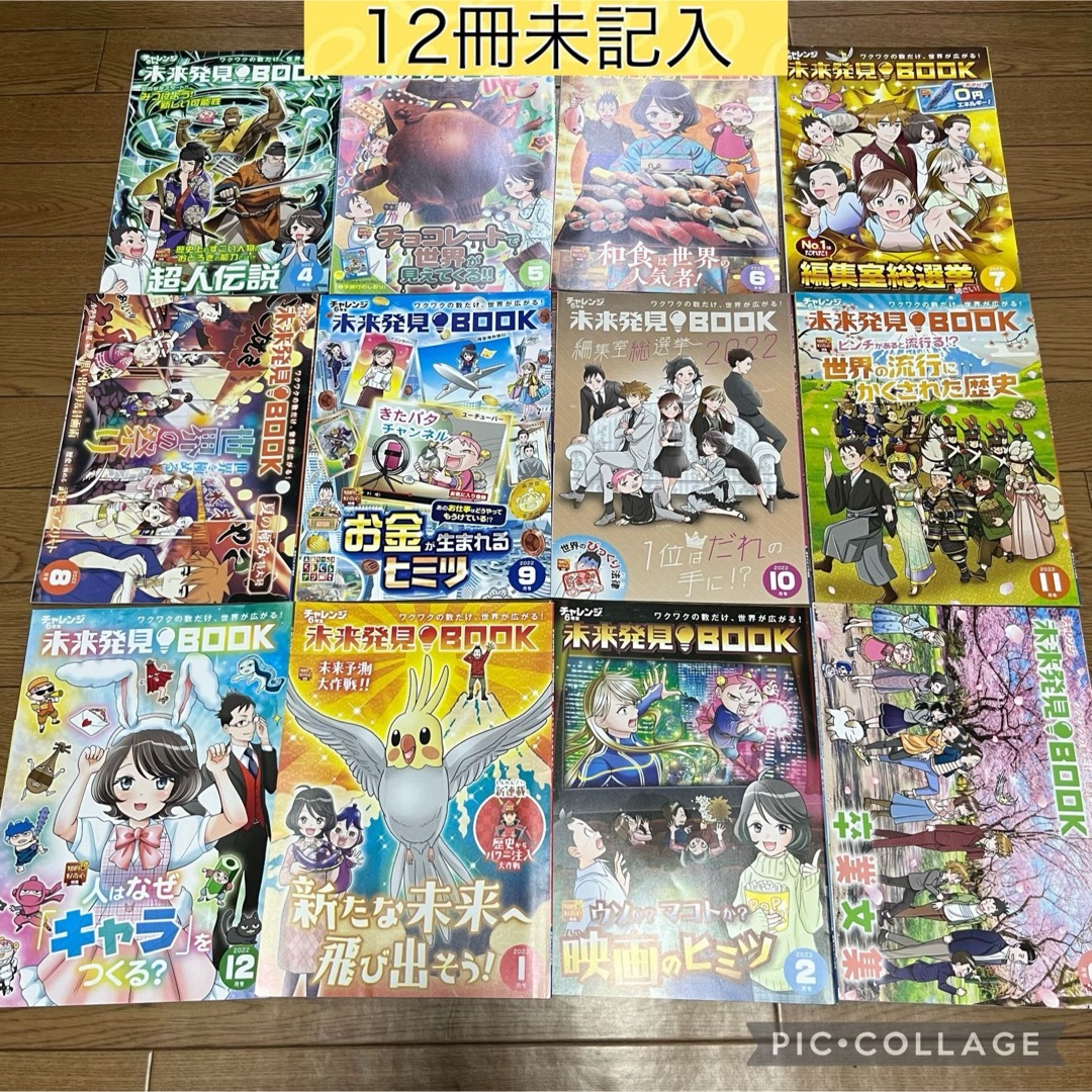 Benesse(ベネッセ)の2022年度チャレンジ 6年生　1年分まとめ売り全部セット！【未記入！使える！】 エンタメ/ホビーの本(語学/参考書)の商品写真