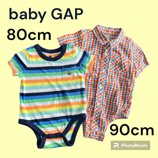 ベビーギャップ(babyGAP)のロンパース　カバーオール　ボディスーツ　baby GAP 男の子　ベビー服(カバーオール)