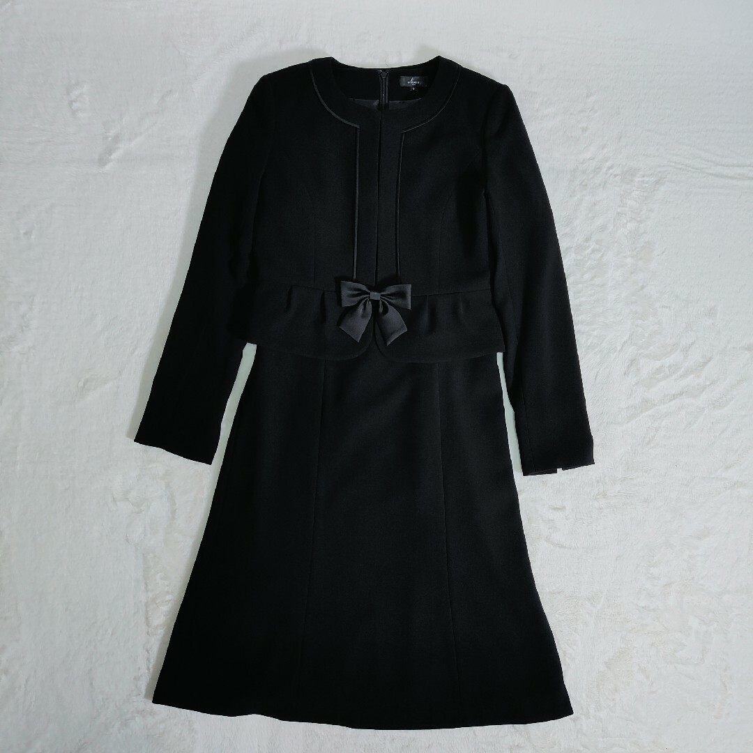 alama ブラックフォーマル 7号 S ジャケット ワンピース 礼服 喪服 レディースのフォーマル/ドレス(礼服/喪服)の商品写真