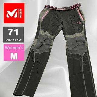 ミレー(MILLET)のミレー  トレッキング アウトドア パンツ  薄地 黒 レディース　M サイズ(ワークパンツ/カーゴパンツ)