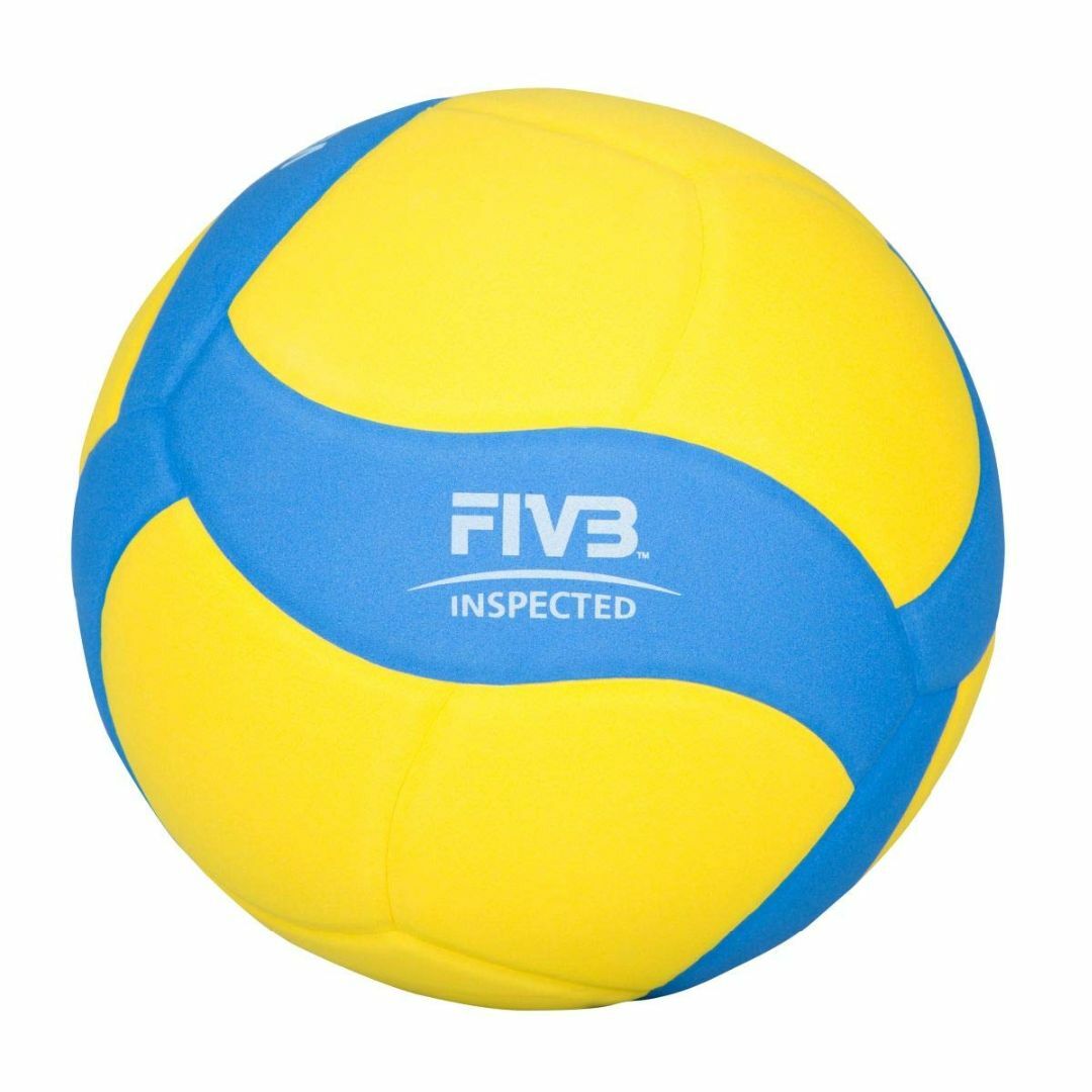 【色: イエロー/ブルー】ミカサ(MIKASA) スマイルバレー 5号 FIVB スポーツ/アウトドアのスポーツ/アウトドア その他(バレーボール)の商品写真