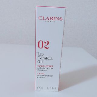 クラランス(CLARINS)の新品◎クラランスリップコンフォートオイル02(リップグロス)