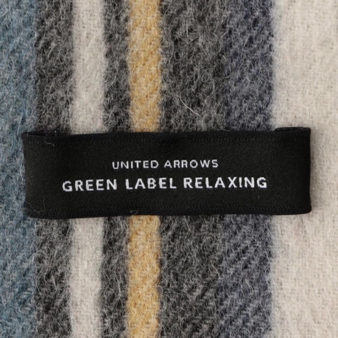 UNITED ARROWS green label relaxing(ユナイテッドアローズグリーンレーベルリラクシング)のgreen label relaxing SC 大判 ウールチェック ストール レディースのファッション小物(ストール/パシュミナ)の商品写真