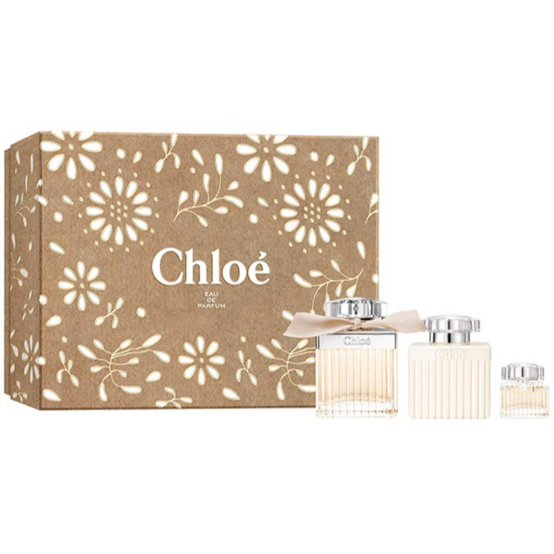 Chloe(クロエ)の新品 chloe クロエ オードパルファム75mlホリデーセット 香水3点ギフト コスメ/美容の香水(香水(女性用))の商品写真