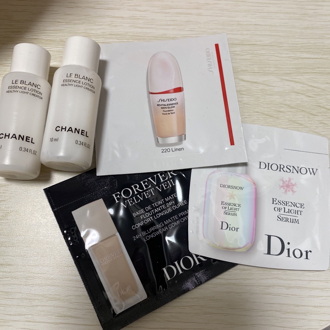 CHANEL(シャネル)のデパコス試供品　シャネル　ディオール　SHISEIDO コスメ/美容のキット/セット(サンプル/トライアルキット)の商品写真