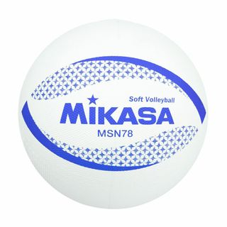 【色: ホワイト】ミカサ(MIKASA) ソフトバレーボール 連盟公認球/検定級(バレーボール)