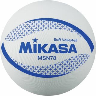 MIKASA ソフトバレーエンシュウ78CM ヤク210G シロ(バレーボール)