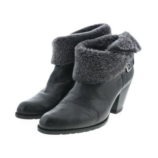 スチュワートワイツマン(Stuart Weitzman)のSTUART WEITZMAN ブーツ -(23.5cm位) 黒 【古着】【中古】(ブーツ)