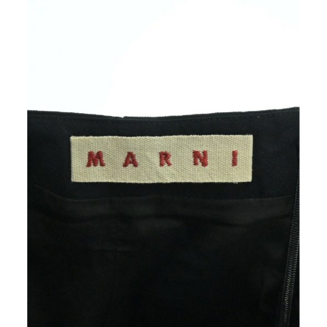 Marni(マルニ)のMARNI マルニ ひざ丈スカート 38(S位) 紺 【古着】【中古】 レディースのスカート(ひざ丈スカート)の商品写真