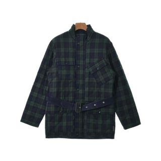 ラベンハム(LAVENHAM)のLAVENHAM ラベンハム コート（その他） 34(S位) 緑x紺(チェック) 【古着】【中古】(その他)