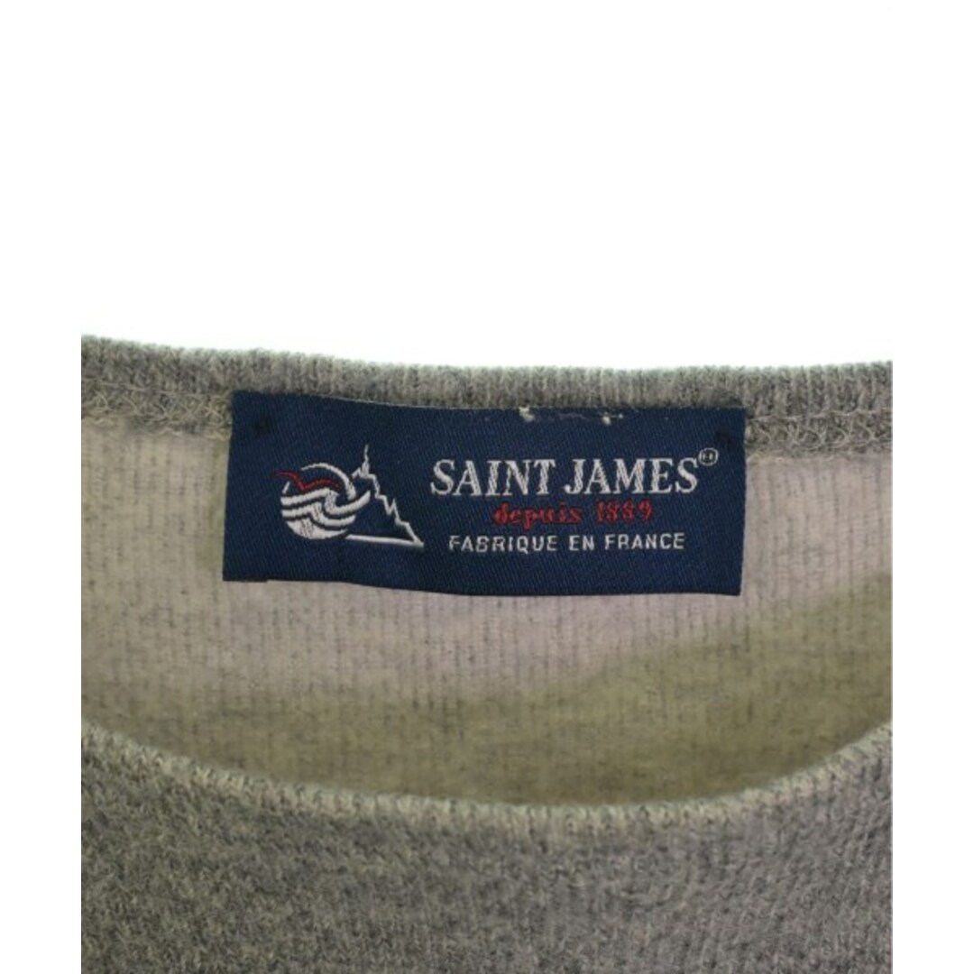 SAINT JAMES(セントジェームス)のSAINT JAMES セントジェームス ニット・セーター 4(M位) グレー 【古着】【中古】 メンズのトップス(ニット/セーター)の商品写真