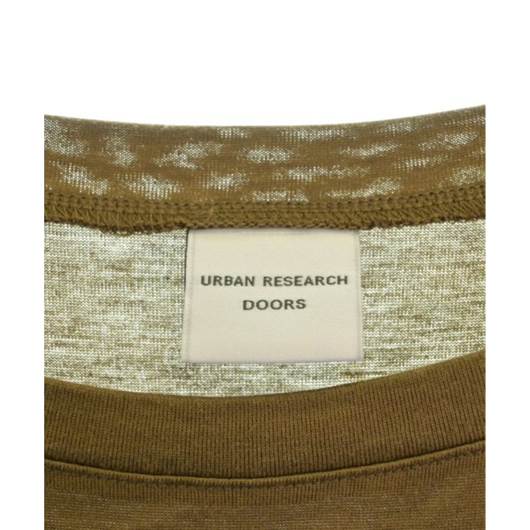 URBAN RESEARCH DOORS(アーバンリサーチドアーズ)のURBAN RESEARCH DOORS Tシャツ・カットソー M 茶 【古着】【中古】 レディースのトップス(カットソー(半袖/袖なし))の商品写真