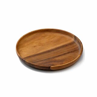 スワンソン商事 木製食器 皿 プレート アカシア 丸 M 木製の温かみ 食卓に馴(食器)