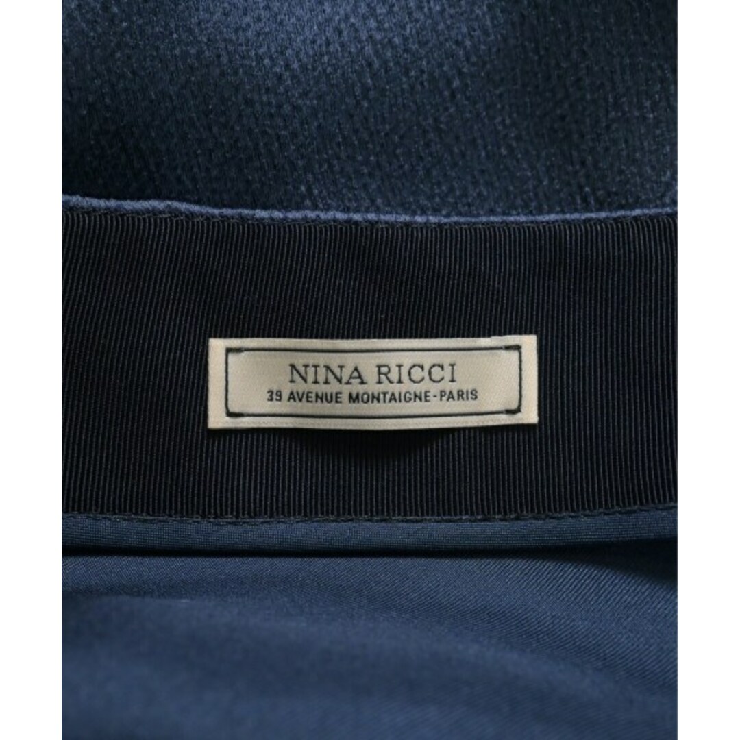 NINA RICCI(ニナリッチ)のNINA RICCI ニナリッチ ひざ丈スカート -(L位) 紺 【古着】【中古】 レディースのスカート(ひざ丈スカート)の商品写真