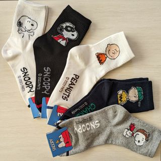 スヌーピー(SNOOPY)のSNOOPYソックス5足セット(ソックス)