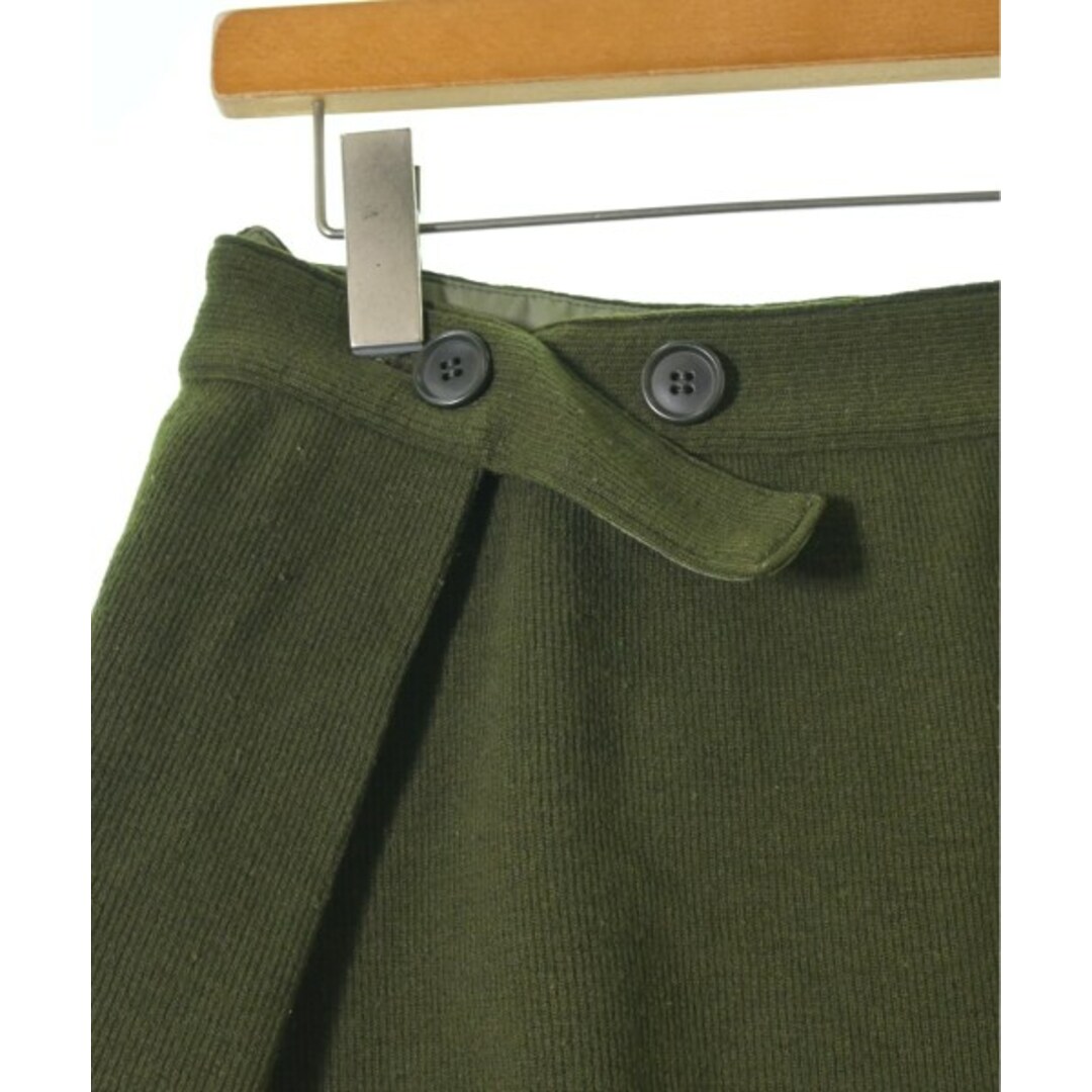 Y's(ワイズ)のY's ワイズ ミニスカート 3(M位) カーキ 【古着】【中古】 レディースのスカート(ミニスカート)の商品写真