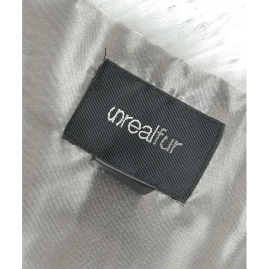 unrealfur アンリアルファー ストール - グレー 【古着】【中古】 レディースのファッション小物(ストール/パシュミナ)の商品写真