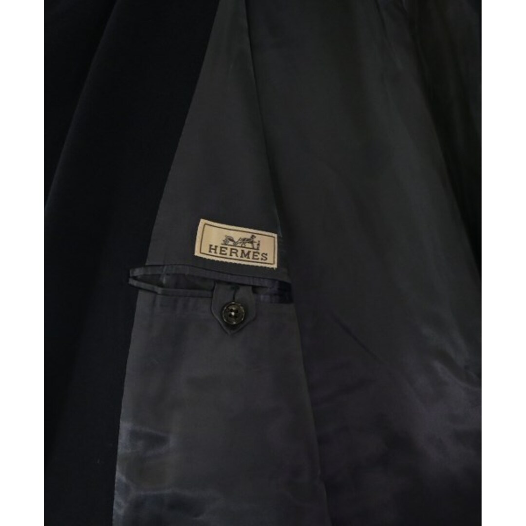 HERMES - HERMES エルメス チェスターコート 46(M位) 黒系 HERMES - HERMES エルメス チェスターコート 46(M位) 黒系