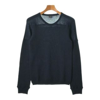 ジルサンダー(Jil Sander)のJIL SANDER ジルサンダー ニット・セーター -(XS位) 紺 【古着】【中古】(ニット/セーター)