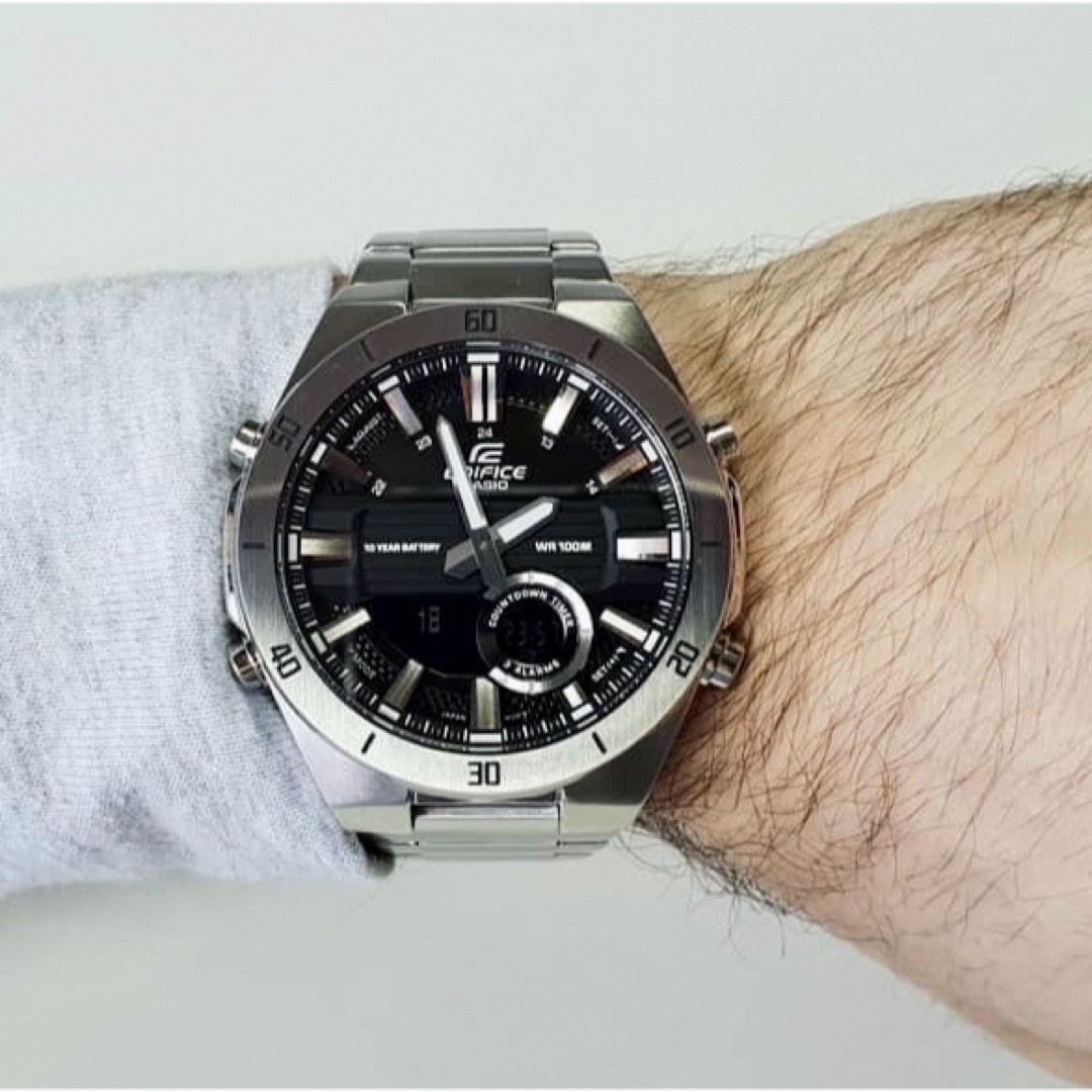 CASIO(カシオ)のカシオ　アナデジ腕時計　シンプルデザイン　ワールドタイム　新品　多機能海外モデル メンズの時計(腕時計(アナログ))の商品写真