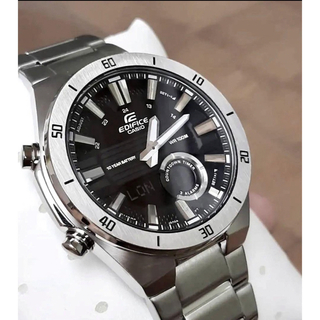 カシオ(CASIO)のカシオ　アナデジ腕時計　シンプルデザイン　ワールドタイム　新品　多機能海外モデル(腕時計(アナログ))