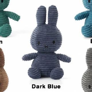 ミッフィー(miffy)のコーデュロイ ミッフィー BON TON TOYS ダークブルー 23cm(ぬいぐるみ)