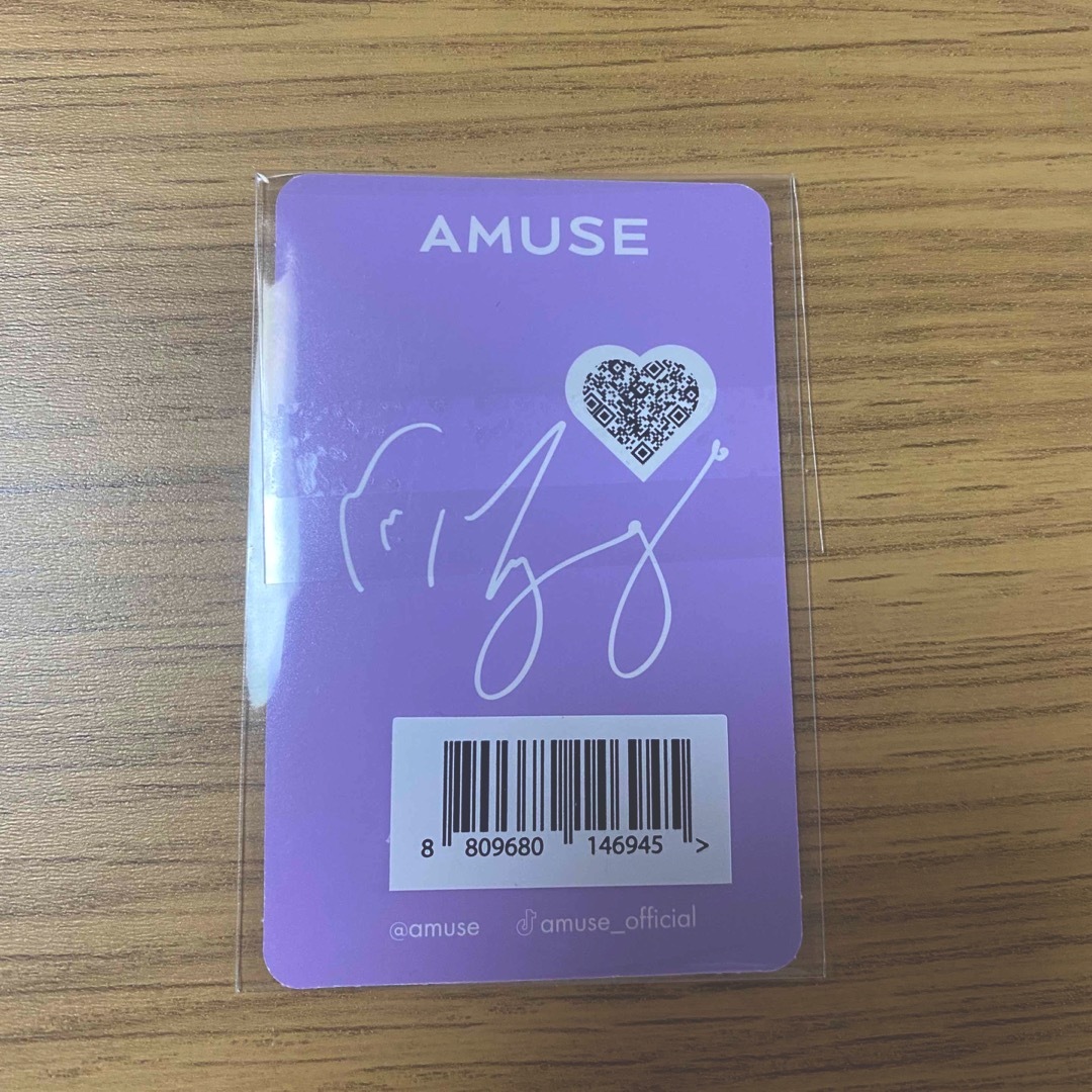 AMUSE 特典 トレカ IVE ウォニョン エンタメ/ホビーのタレントグッズ(アイドルグッズ)の商品写真