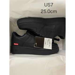 シュプリーム(Supreme)のSupreme Air Force 1 Low Black US7 25cm(スニーカー)