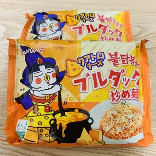 【韓国】ブルダック炒め麺クアトロチーズ2袋☆プルダックポックンミョン(インスタント食品)