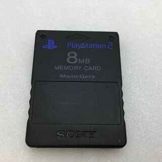 ソニー(SONY)のジャンク PS2 メモリカード 8MB ブラック SONY 純正 中古(その他)