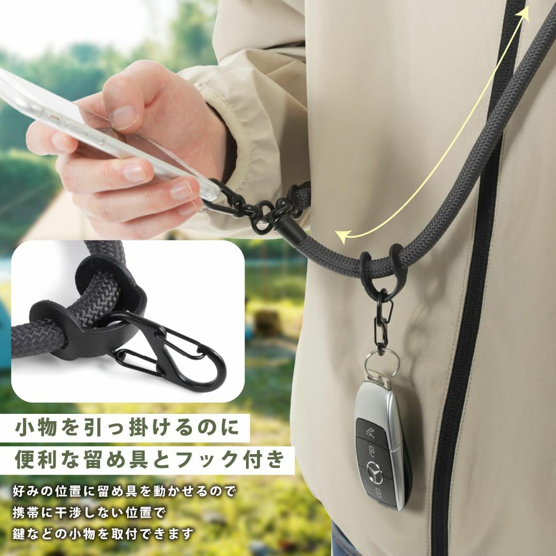 [kazworks] スマホストラップ 携帯ストラップ スマホショルダーストラッ スマホ/家電/カメラのスマホアクセサリー(その他)の商品写真