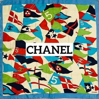 CHANEL - [USED/中古]CHANEL シャネル スカーフ ヴィンテージ ココ 