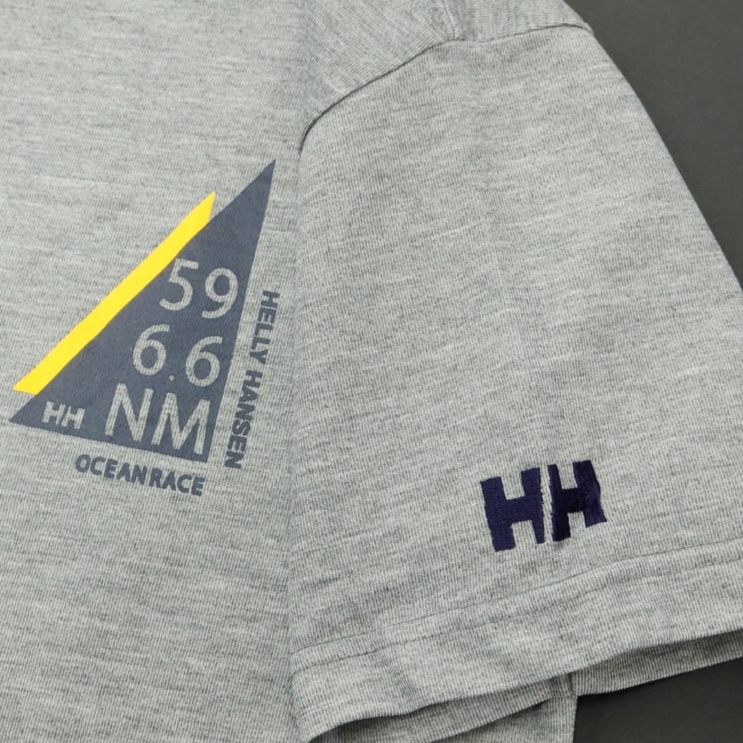 HELLY HANSEN(ヘリーハンセン)の【中古】ヘリーハンセン HELLY HANSEN ポリエステル クルーネック 半袖Ｔシャツ グレー【サイズS】【メンズ】 メンズのトップス(Tシャツ/カットソー(半袖/袖なし))の商品写真