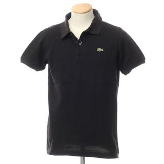 ラコステ(LACOSTE)の【中古】ラコステ LACOSTE コットン 鹿の子 半袖ポロシャツ ブラック【サイズS】【メンズ】(ポロシャツ)