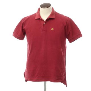 Brooks Brothers - 【中古】ブルックスブラザーズ Brooks Brothers コットン 半袖ポロシャツ レッド【サイズL】【メンズ】