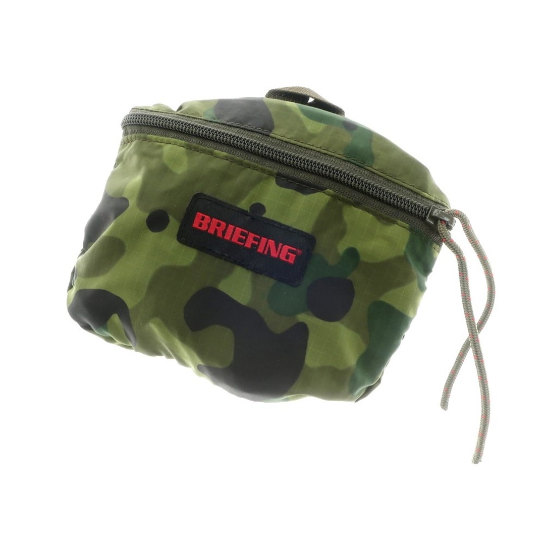 BRIEFING(ブリーフィング)の【中古】ブリーフィング BRIEFING カモフラージュ柄 リップストップナイロン サコッシュ ショルダーバッグ グリーンxブラック【W30xH22xD2.5】【メンズ】 メンズのバッグ(ショルダーバッグ)の商品写真