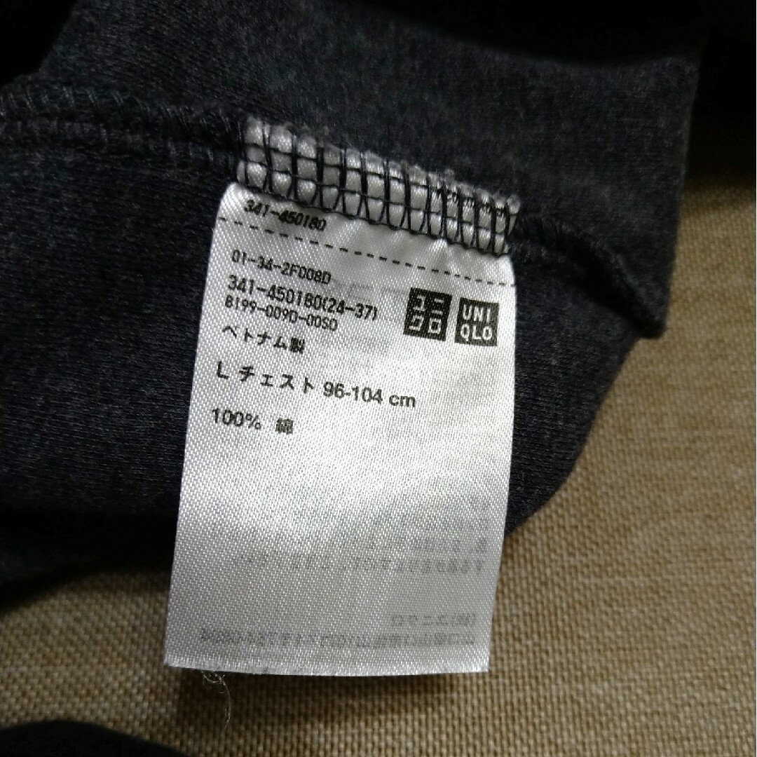 UNIQLO(ユニクロ)のユニクロ.タートルネックＴシャツ　 Ｌサイズ メンズのトップス(Tシャツ/カットソー(七分/長袖))の商品写真