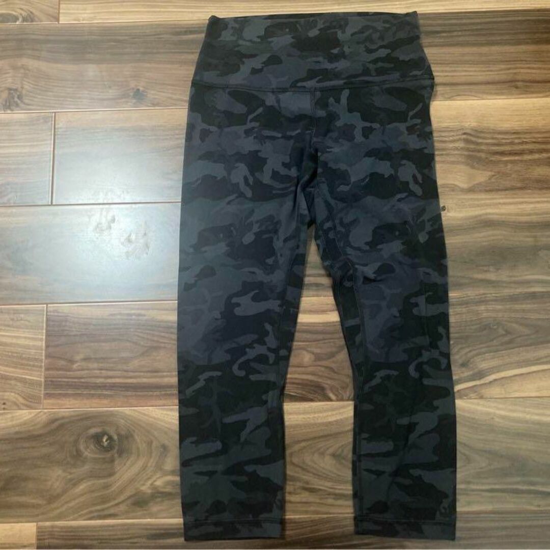 Lululemon 4 Align Crop NULU *21 Tight Incognito Camo Multi Gator