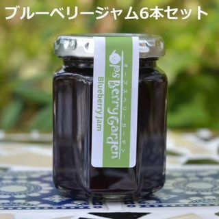 ブルーベリー専門農家の手作りジャム簡易包装6本セット(缶詰/瓶詰)