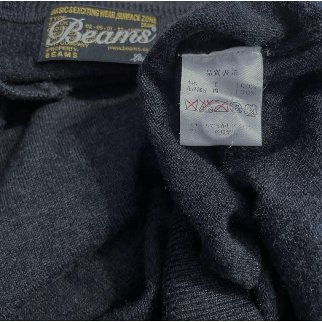 BEAMS(ビームス)のビームスBEAMS 毛ウール100%  ニットセーター メンズのトップス(ニット/セーター)の商品写真