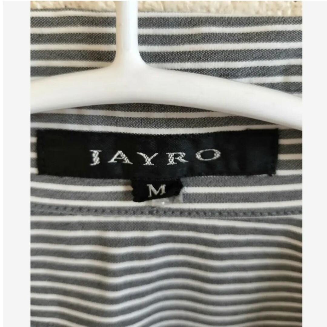 JAYRO(ジャイロ)のJAYRO　ストライプストレッチシャツ　Mサイズ レディースのトップス(シャツ/ブラウス(長袖/七分))の商品写真