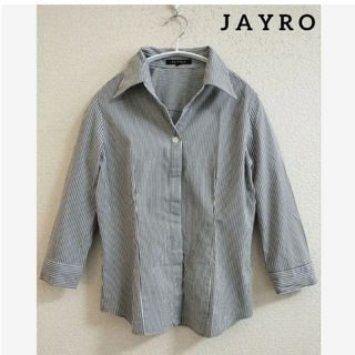 JAYRO - JAYRO　ストライプストレッチシャツ　Mサイズ