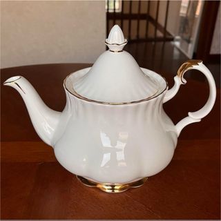 ロイヤルアルバート(ROYAL ALBERT)の【美品】ロイヤルアルバート★バルドール★ティーポット(食器)