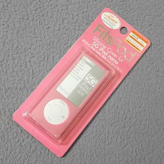 第5世代 iPod nano シリコンケース 保護フィルム/カバー付/PK(ポータブルプレーヤー)