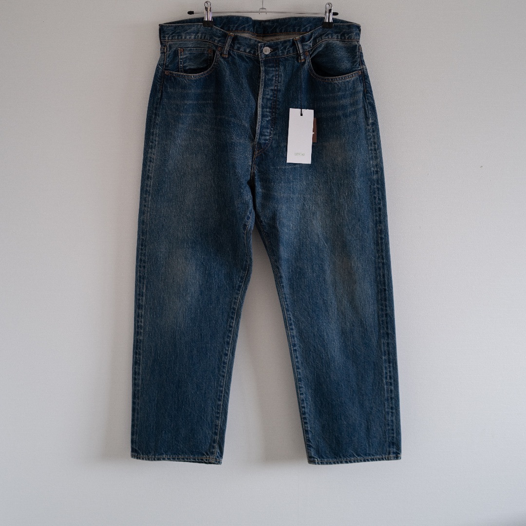 1LDK SELECT(ワンエルディーケーセレクト)のA.PRESSE Washed Denim Wide Pants アプレッセ38 メンズのパンツ(デニム/ジーンズ)の商品写真